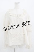 PINK HOUSE / ピンタック2WAYブラウス Free 生成り H-25-08-27-1048-LO-BL-NS-ZH