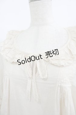 画像4: PINK HOUSE / ピンタック2WAYブラウス Free 生成り H-25-08-27-1048-LO-BL-NS-ZH