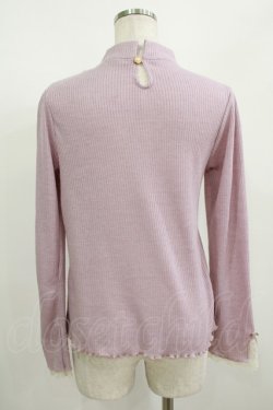 画像3: axes femme / バラボトルネックプルオーバー M ラベンダー H-25-08-27-1050-AX-TO-NS-ZH