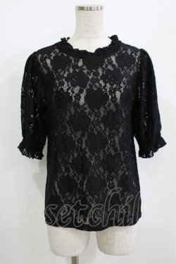 画像1: m petit by misako / TT*AOKシアートップス M ブラック H-25-08-27-1053-LO-TO-NS-ZH