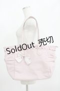m petit by misako / フリルリボントートバッグ  ピンク H-25-08-27-1057-LO-BG-NS-ZH