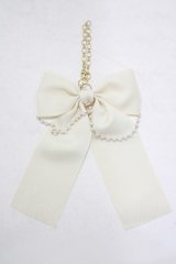 m petit by misako / AMリボンパールバッグチャーム  オフ H-25-08-27-1068-LO-ZA-NS-ZH