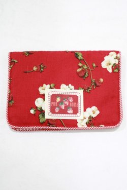 画像1: PINK HOUSE / ティッシュケース  レッド H-25-08-27-1073-LO-ZA-NS-ZH
