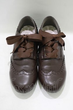 画像2: m petit by misako / NINA’ｓコラボシューズ M ブラック/ブラウン H-25-08-27-1078-LO-SH-NS-ZH