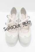 axes femme / クロスストラップパンプス L ミント H-25-08-27-1079-AX-SH-NS-ZH
