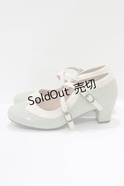 画像2: axes femme / クロスストラップパンプス L ミント H-25-08-27-1079-AX-SH-NS-ZH