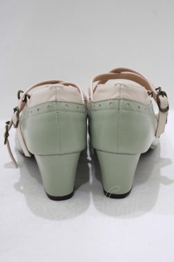 画像3: axes femme / クロスストラップパンプス L ミント H-25-08-27-1079-AX-SH-NS-ZH