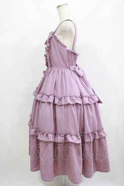画像2: axes femme kawaii / ロマンティックフリルジャンパースカート M パープル H-25-08-27-1011-AX-OP-NS-ZH