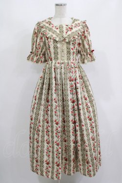 画像1: axes femme kawaii / ローズベリーガーデンワンピース M グリーン H-25-08-27-1013-AX-OP-NS-ZH