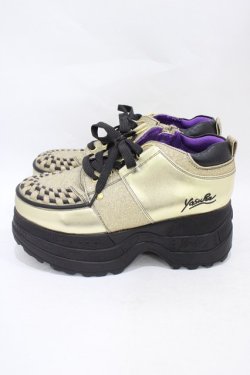 画像2: YOSUKE / 厚底ラバーソール 23.0 ゴールド H-25-08-27-001-PU-SH-KB-ZH