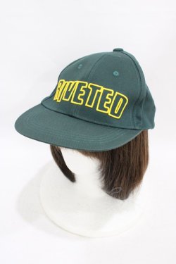 画像1: Candy Stripper / RIVETED CAP  グリーン H-25-08-27-010-PU-AC-KB-ZH