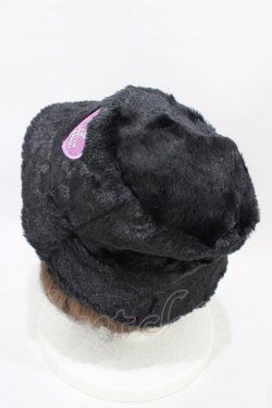 画像2: Candy Stripper / FUR BUCKET HAT  黒 H-25-08-27-011-PU-AC-KB-ZH