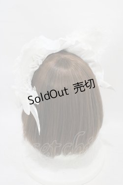 画像2: HANGRY&ANGRY / BIG CAT EARS HEAD DRESS  オフ H-25-08-27-014-HN-AC-NS-ZH