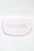 MILK / ラウンドポーチ  ピンク H-25-08-27-022-ML-ZA-KB-ZH