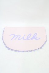 MILK / ラウンドポーチ  ピンク H-25-08-27-022-ML-ZA-KB-ZH