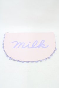 MILK / ラウンドポーチ  ピンク H-25-08-27-022-ML-ZA-KB-ZH