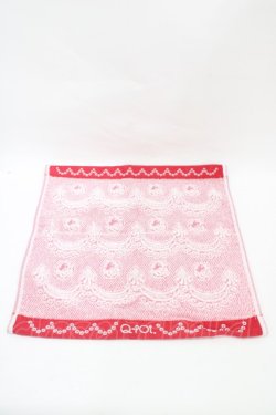 画像1: Q-pot. / チェリーホイップハンドタオル  レッド H-25-08-27-023-QP-ZA-KB-ZH