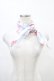画像1: MILK / Patch girlスカーフ  サックスベース×ビビットピンク H-25-08-27-026-ML-ZA-KB-ZH (1)