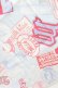画像2: MILK / Patch girlスカーフ  サックスベース×ビビットピンク H-25-08-27-026-ML-ZA-KB-ZH (2)