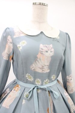 画像4: Emily Temple cute / meowワンピース  ブルーグレー H-25-08-28-023-ET-OP-KB-ZH