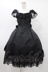 MR corset / KEYチャームチェック柄ZIPワンピース  黒 H-25-08-28-028-PU-OP-KB-ZH