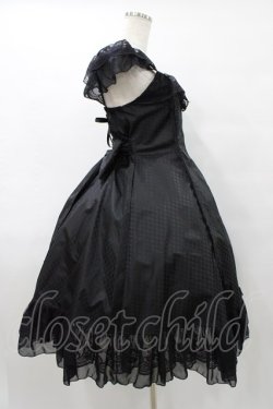 画像3: MR corset / KEYチャームチェック柄ZIPワンピース  黒 H-25-08-28-028-PU-OP-KB-ZH