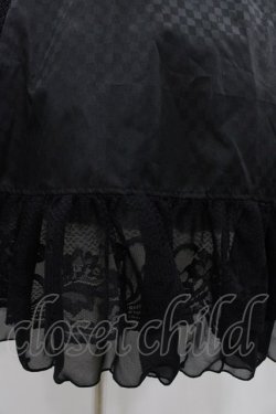 画像5: MR corset / KEYチャームチェック柄ZIPワンピース  黒 H-25-08-28-028-PU-OP-KB-ZH