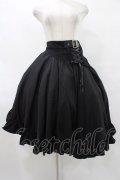 MR corset / レースアップレース切替スカート  黒 H-25-08-28-029-PU-SK-KB-ZH