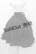 MR corset / レースアップレース切替スカート  黒 H-25-08-28-029-PU-SK-KB-ZH