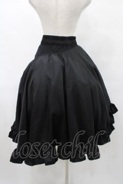 画像2: MR corset / レースアップレース切替スカート  黒 H-25-08-28-029-PU-SK-KB-ZH