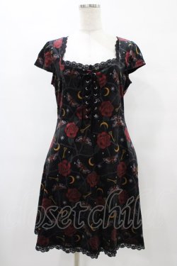 画像1: KILL STAR / MORGAINE SKATER DRESS M ブラック H-25-08-28-034-SL-OP-KB-ZH