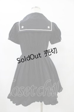 画像2: PEACE NOW / セーラーワンピース  黒 H-25-08-28-035-PU-OP-KB-ZH