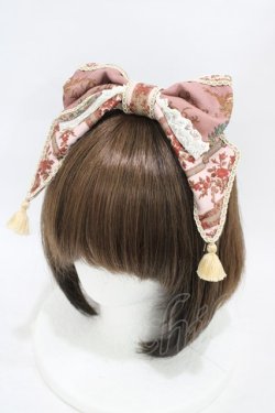 画像1: BABY,THE STARS SHINE BRIGHT / Labyrinth Collection Room〜古城に眠る秘密の部屋〜柄カチューシャ  ピンク H-25-08-28-1005-BA-AC-NS-ZH