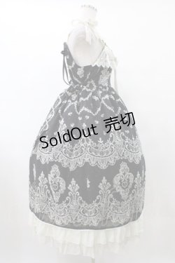 画像3: BABY,THE STARS SHINE BRIGHT / メルヴェイユーズなBoudoir〜永遠に続くLadyな時間〜柄ロングジャンパースカート Free ブラック H-25-08-28-1038-BA-OP-NS-ZH