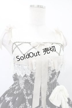 画像4: BABY,THE STARS SHINE BRIGHT / メルヴェイユーズなBoudoir〜永遠に続くLadyな時間〜柄ロングジャンパースカート Free ブラック H-25-08-28-1038-BA-OP-NS-ZH
