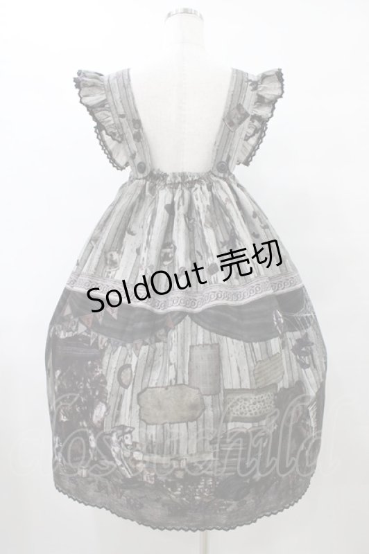 画像2: ALICE and the PIRATES / Quiet toys room〜あの子と遊んだあの日々を〜柄ジャンパースカートII Free ブラック H-25-08-28-1039-PA-OP-NS-ZH (2)