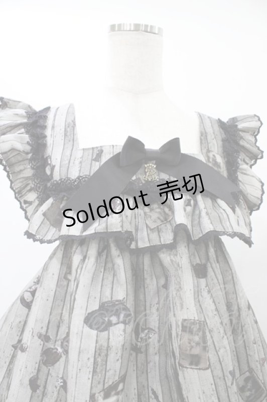 画像4: ALICE and the PIRATES / Quiet toys room〜あの子と遊んだあの日々を〜柄ジャンパースカートII Free ブラック H-25-08-28-1039-PA-OP-NS-ZH (4)