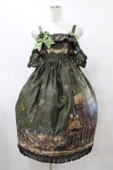 ALICE and the PIRATES / 星空ランタンと夢の宝島柄ジャンパースカートII Free グリーン H-25-08-28-1042-PA-OP-NS-ZH