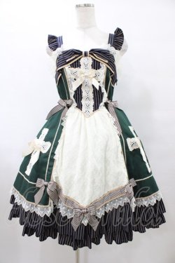 画像1: BABY,THE STARS SHINE BRIGHT / Margarethaジャンパースカート Free グリーン H-25-08-28-1043-BA-OP-NS-ZH