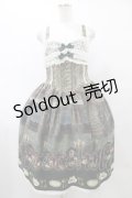 ALICE and the PIRATES / 薔薇の花舞う闇夜の晩餐会柄ジャンパースカートI Free グリーン H-25-08-28-1044-PA-OP-NS-ZH