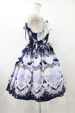画像3: BABY,THE STARS SHINE BRIGHT / Juno’s Bouquet〜乙女の誓い〜柄ジャンパースカートII Free ネイビー H-25-08-28-1046-BA-OP-NS-ZH