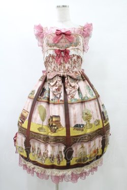 画像1: BABY,THE STARS SHINE BRIGHT / Labyrinth Collection Room〜古城に眠る秘密の部屋〜柄 Mireilleジャンパースカート Free ピンク H-25-08-28-1048-BA-OP-NS-ZH