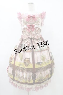画像1: BABY,THE STARS SHINE BRIGHT / Labyrinth Collection Room〜古城に眠る秘密の部屋〜柄 Mireilleジャンパースカート Free ピンク H-25-08-28-1048-BA-OP-NS-ZH