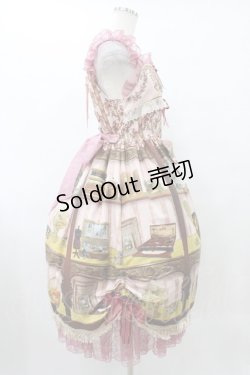 画像3: BABY,THE STARS SHINE BRIGHT / Labyrinth Collection Room〜古城に眠る秘密の部屋〜柄 Mireilleジャンパースカート Free ピンク H-25-08-28-1048-BA-OP-NS-ZH