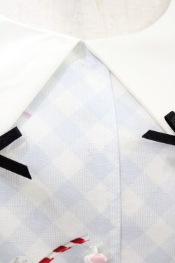 画像3: Ank Rouge / FancySodaFloat衿先リボンワンピース M サックス H-25-08-28-1050-CA-OP-NS-ZH
