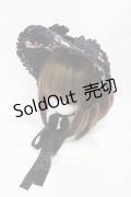 ALICE and the PIRATES / Scent of Rapunzel柄ボンネット  ブラック H-25-08-28-1010-PA-AC-NS-ZH