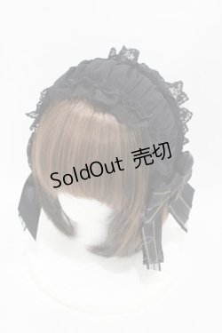 画像1: ALICE and the PIRATES / プリンセスグリザベラベールカチューシャ  ブラック H-25-08-28-1012-PA-AC-NS-ZH