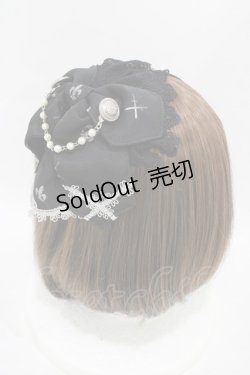 画像2: ALICE and the PIRATES / The Knights of St.Lily柄カチューシャ  ブラック H-25-08-28-1014-PA-AC-NS-ZH
