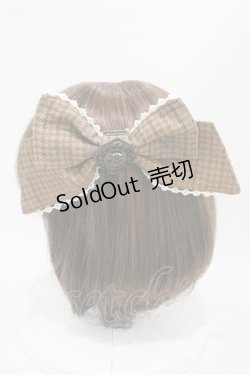 画像2: ALICE and the PIRATES / Dear Sir,〜ベイカー街の不思議なミステリー〜柄バレッタ  ブラウン H-25-08-28-1016-PA-AC-NS-ZH