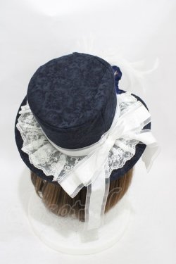 画像2: ALICE and the PIRATES / クラウンミニハット  ネイビー H-25-08-28-1002-PA-AC-NS-ZH